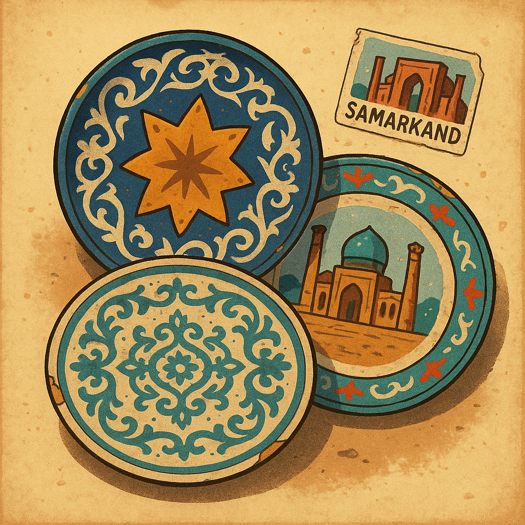 Fancy Uzbek Plates