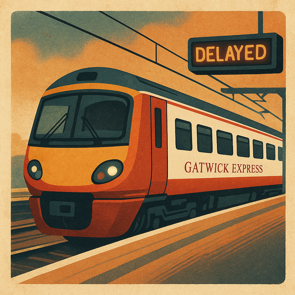 Delayed Gatwick Express
